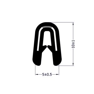 Canalina armata 5x10 2 alette