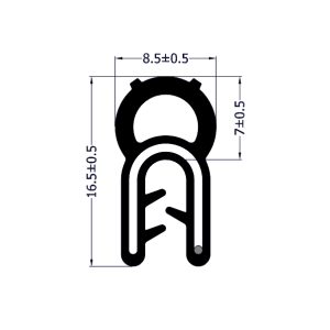 Profilo armato con bulbo superiore