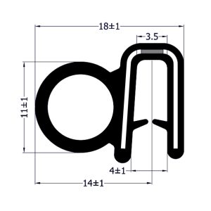 Profilo armato con bulbo laterale