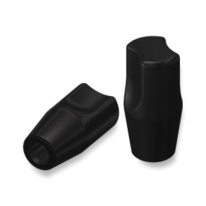 Manopola sagomata con foro liscio cieco