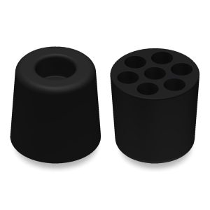 Piedino fisso con foro liscio passante