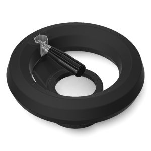 Volantino a fascia con maniglia a scatto ribaltabile