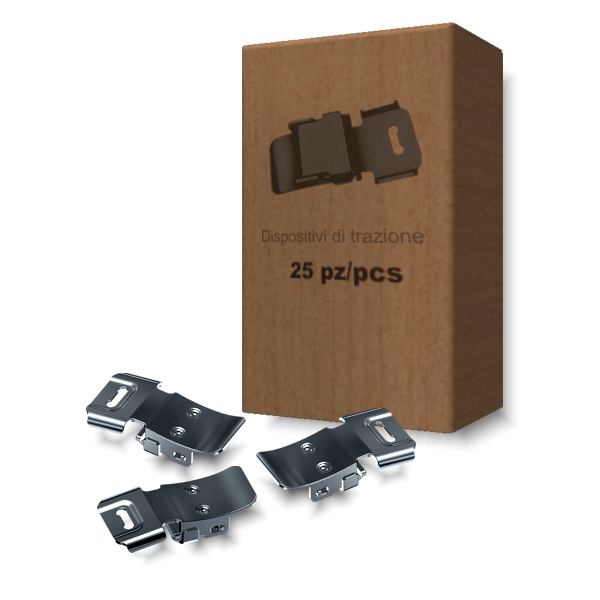 Ganci trazione Inox per nastro continuo 1 Ganci trazione Inox per nastro continuo