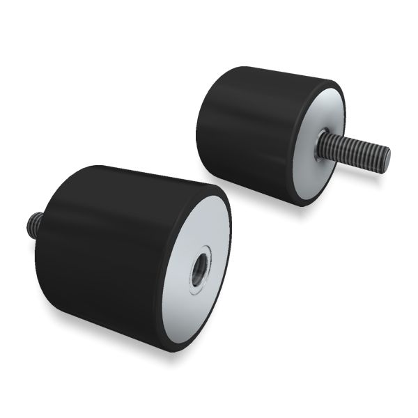 03 1 3 ANTIVIBRANTI CILINDRICI IN ACCIAIO INOX MASCHI FEMMINA 51f898d0