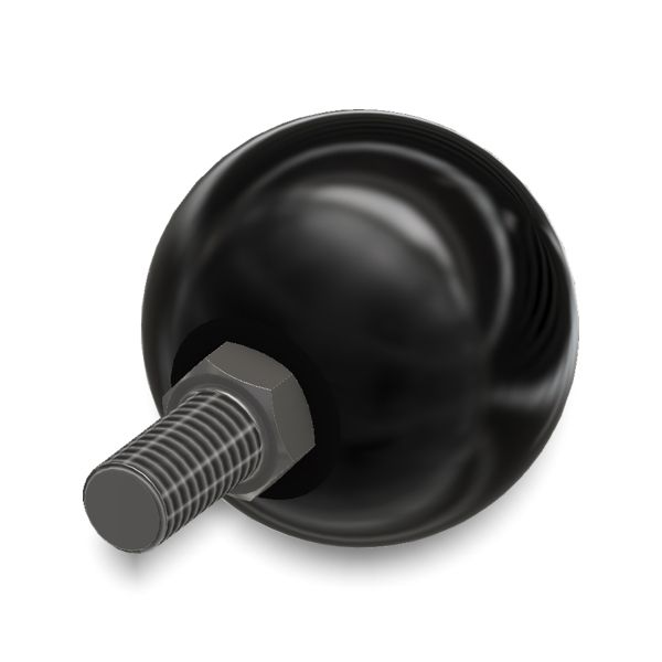 03 7 7 POMOLO A SFERA CON PERNO FERRO GIREVOLE bad4e50b