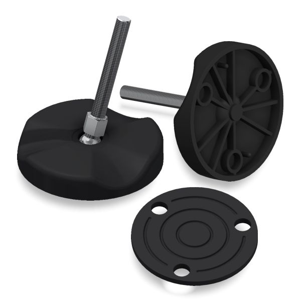 03 13 9 PIEDE SNODATO COMPLETO 100 mm ce015c95